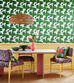 Wildflower Meadow Velvet Fabric by Harlequin Emerald/Amethyst/ Spinel