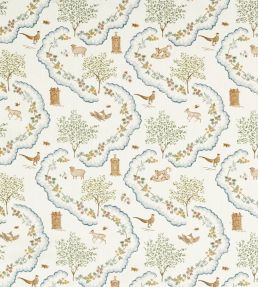 Wildflower Meadow Fabric by Sanderson Going Green