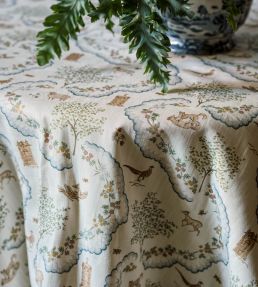 Wildflower Meadow Fabric by Sanderson Sapphire