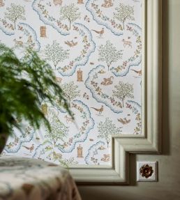 Wildflower Meadow Wallpaper by Sanderson Pearl