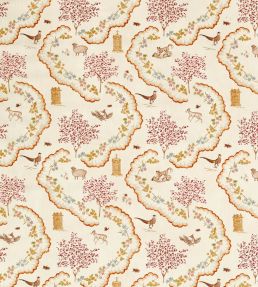Wildflower Meadow Fabric by Sanderson Maple