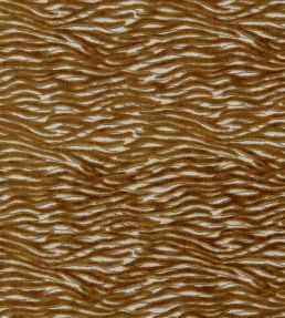 Wildstripe Fabric by Clarke & Clarke Bronze