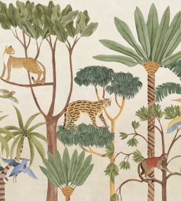 Wild Wood Mural by Coordonne Emerald