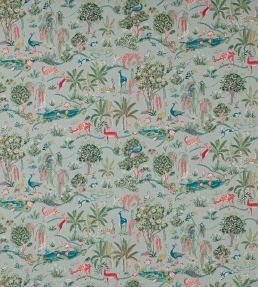 Wildwood Fabric by Jane Churchill Aqua