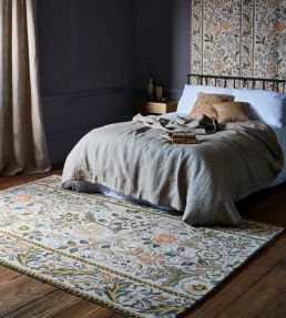 Morris & Co Wilhelmina rug Linen Mustard 127401-140200-US Linen Mustard