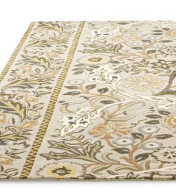Morris & Co Wilhelmina rug Linen Mustard 127401-140200-US Linen Mustard