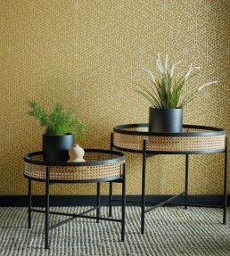 Willow Wallpaper by 1838 Wallcoverings Honey