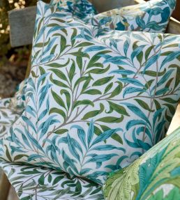 Willow Bough Outdoor Fabric by Morris & Co Indigo