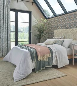 Willow Boughs Fabric by Clarke & Clarke Denim