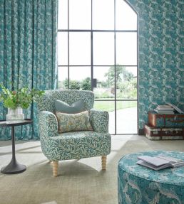 Willow Boughs Fabric by Clarke & Clarke Linen