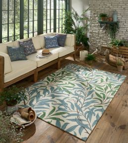 Morris & Co Willow Boughs Outdoor rug Leafy Arbor 428607-200280-US Leafy Arbor