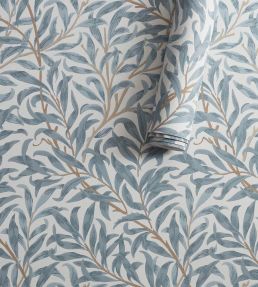 Willow Boughs Wallpaper by Morris & Co Mineral Blue