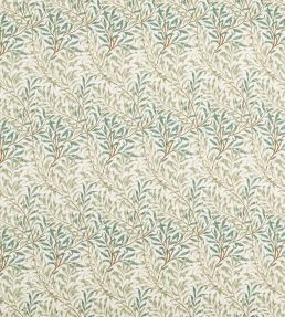 Willow Boughs Wide Width Fabric by Morris & Co Soft Teal/Mint