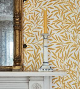 Willow Wallpaper by Morris & Co Yellow