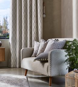 Willow Fabric by Prestigious Textiles Pewter
