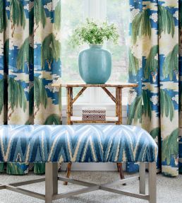 Willow Tree Fabric by Anna French Navy