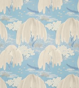 Willow Tree Wallpaper by Anna French Soft Blue