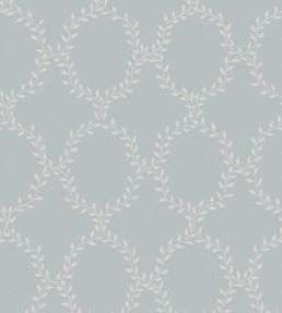 Wilma Wallpaper by Sandberg Misty Blue