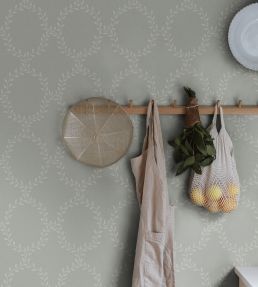 Wilma Wallpaper by Sandberg Sage Green