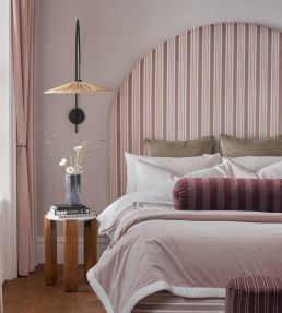 Wilmott Fabric by Clarke & Clarke Mulberry
