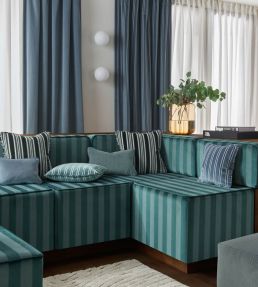 Wilmott Fabric by Clarke & Clarke Mulberry