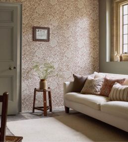 Wilton Weave Fabric by Morris & Co Russet