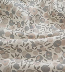 Wiltshire Blossom in Landsdowne Linen Fabric by Liberty Pewter