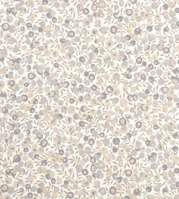 Wiltshire Blossom Wallpaper by Liberty Pewter Gold