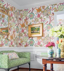Windsor Wallpaper by Thibaut Navy