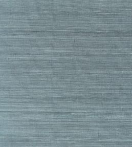 Windward Sisal Wallpaper by Thibaut Dusty Teal