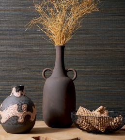 Windward Sisal Wallpaper by Thibaut Blush