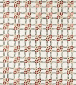 Wisley Weave Fabric by Morris & Co Russet/Thyme