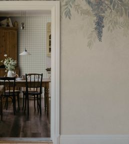 Wisteria Mural by Sandberg Blue