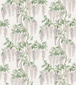Wisteria Walk Fabric by Nina Campbell Lilac/Green