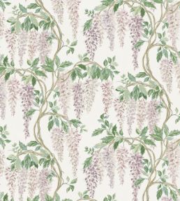 Wisteria Walk Wallpaper by Nina Campbell Lilac/Green