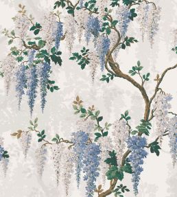 Wisteria Wallpaper by Woodchip & Magnolia Cornflower Blue