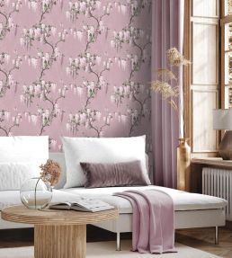Wisteria Wallpaper by Woodchip & Magnolia Deep Lavender