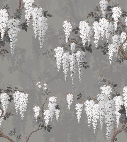 Wisteria Wallpaper by Woodchip & Magnolia Latte/Slate Grey