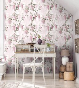 Wisteria Wallpaper by Woodchip & Magnolia Pretty Pink