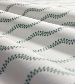 Woburn II Fabric by Clarke & Clarke Peacock