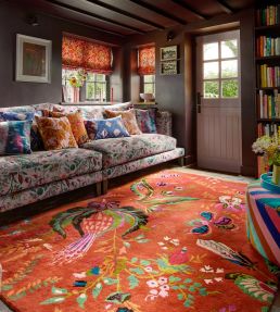 Harlequin Wonderland Floral rug Amber/Lapis 144713140200 Amber/Lapis