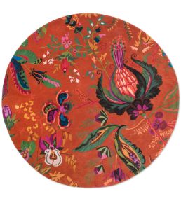 Harlequin Wonderland Floral Round rug Amber/Lapis 144713150001-US Amber/Lapis