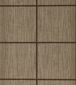 Wood Blocks Wallpaper by Harlequin Walnut/Gloss