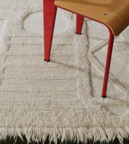 CF Editions Wood Grain by Dharma Taylor rug White CFR141-01 White