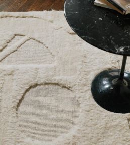 CF Editions Wood Grain by Dharma Taylor rug White CFR141-01 White