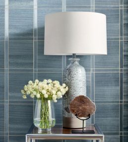 Wood Panel Wallpaper by Thibaut Taupe and Metallic Silver