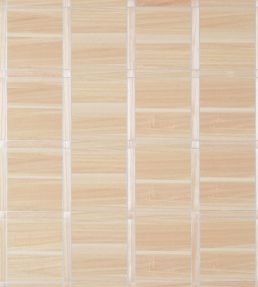 Wood Panel Wallpaper by Thibaut Natural and Metallic Silver