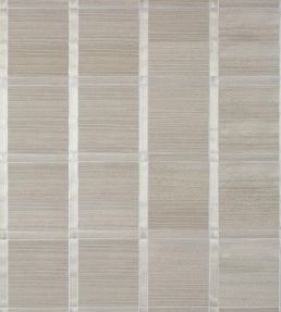 Wood Panel Wallpaper by Thibaut Taupe and Metallic Silver