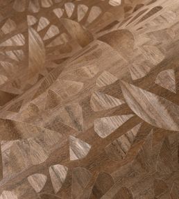 Woodblock Beetle Flora Wallpaper by Moooi Birch