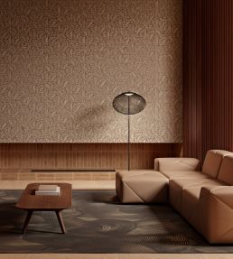 Woodblock Beetle Flora Wallpaper by Moooi Birch